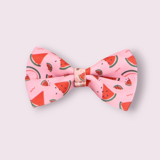 K9 COUTURE WATERMELON PINK BOW TIE